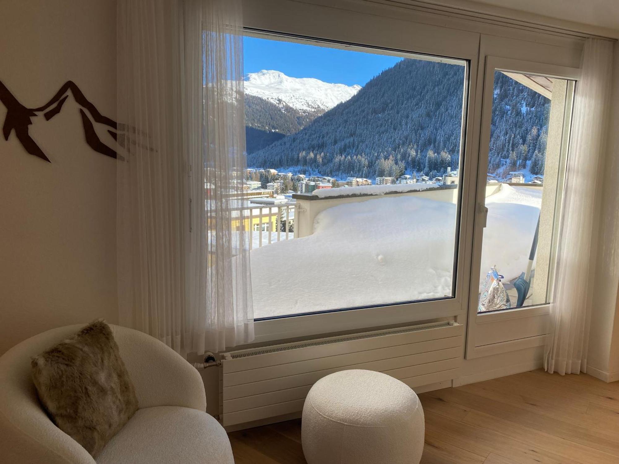 Wef Apartment Mit Weitsicht Davos Exterior photo